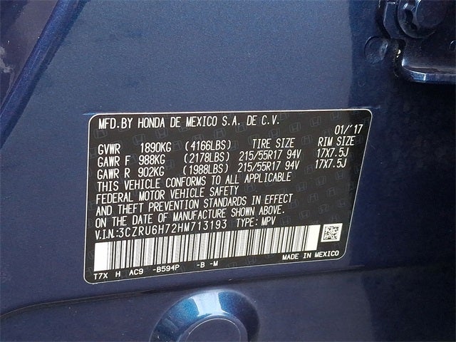 2017 Honda HR-V EX-L w/Navigation