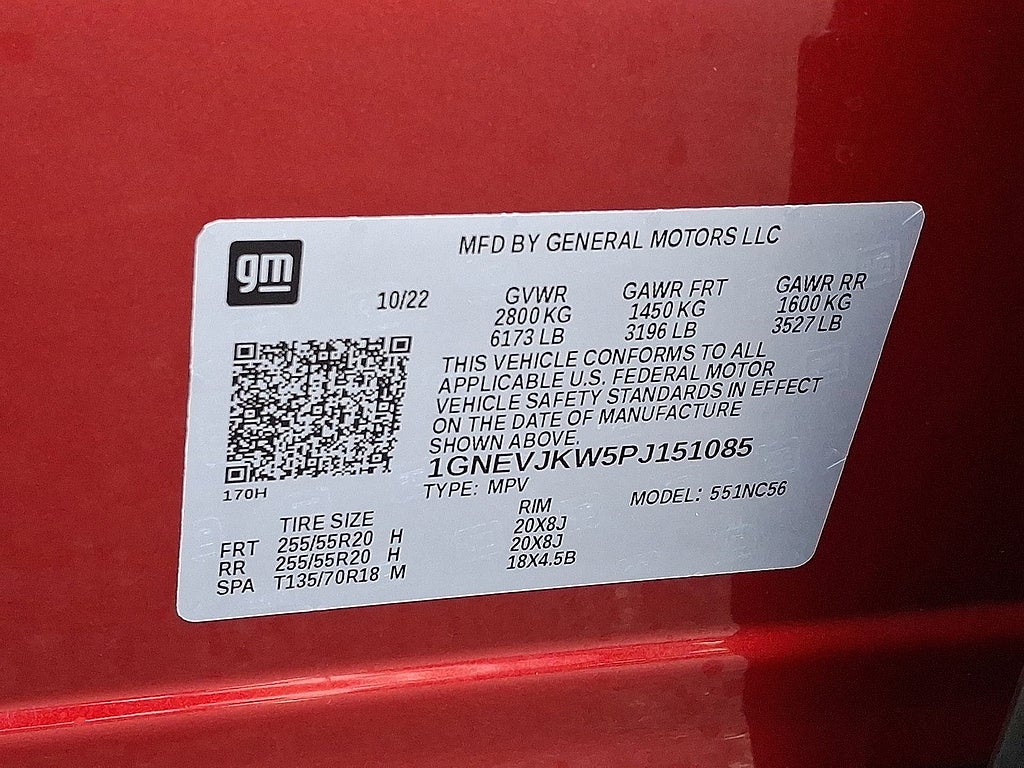 2023 Chevrolet Traverse RS