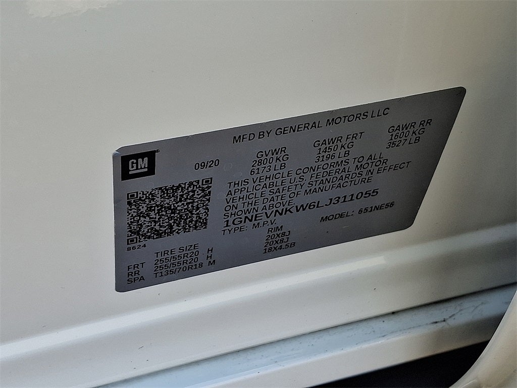 2020 Chevrolet Traverse High Country AWD