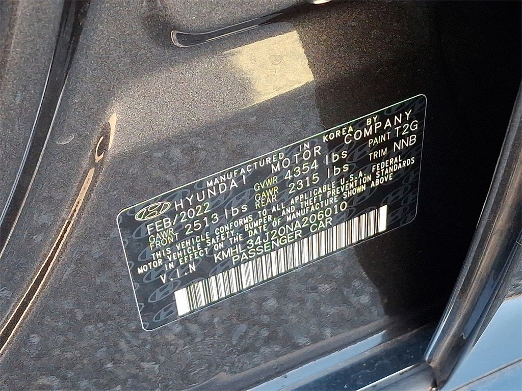 2022 Hyundai Sonata Limited