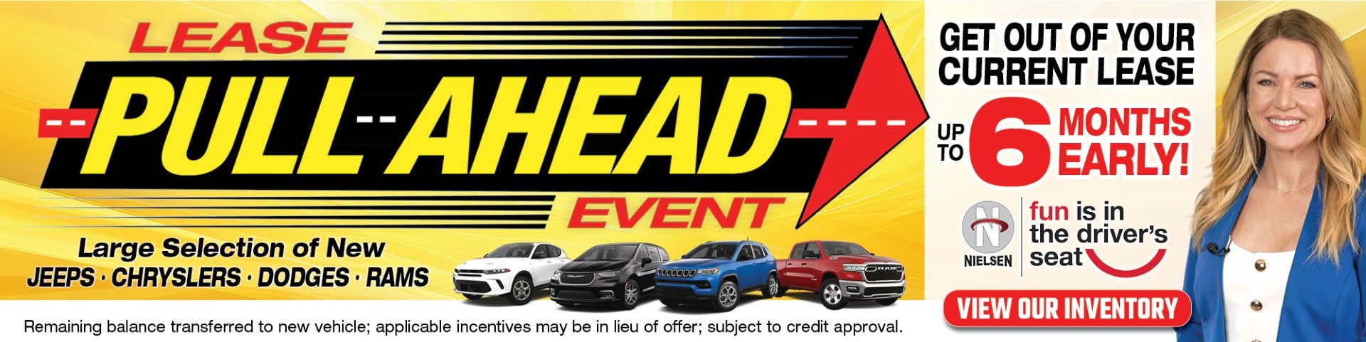 Lease Pull Ahead Event